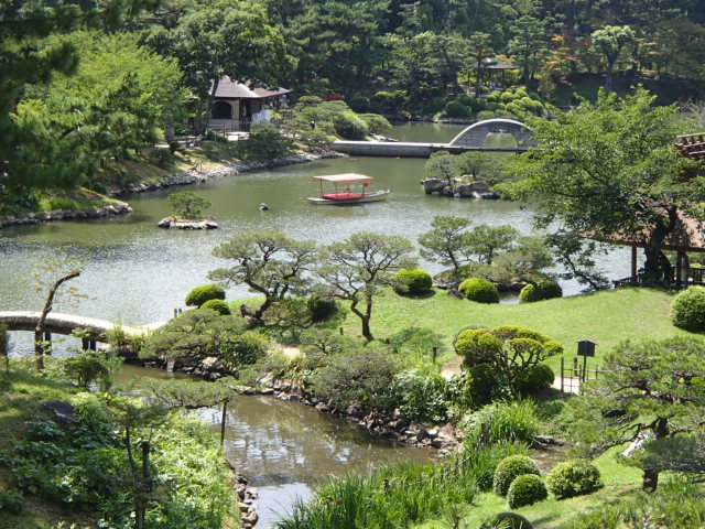 広島観光｜広島 縮景園